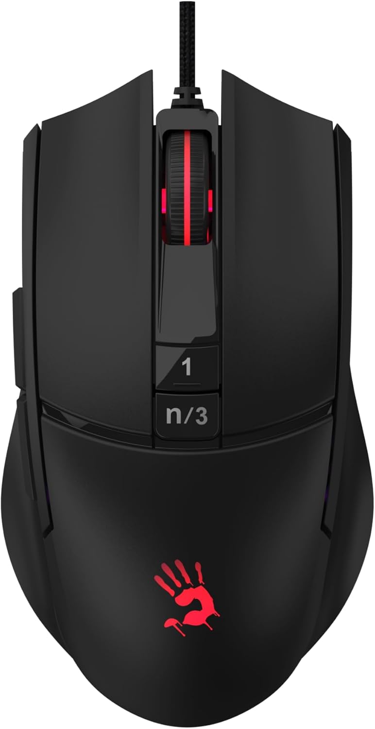 Bloody Mouse L65 Max RGB Lightweight GAMING MOUSE Black Bloody Mouse L65 Max RGB Lightweight GAMING MOUSE Black